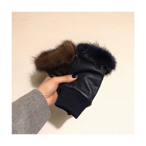 (블랙추가,브라운재입고)leather gloves