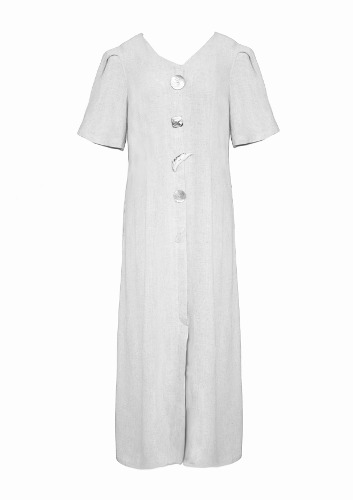 ((바로배송)) -  linen dress