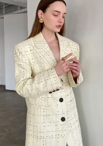 check single breasted jacket