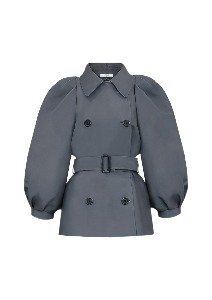 puff trench double jacket