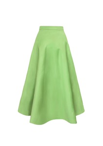 greenery flare skirt